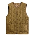 thumbnail image 1 of wdsxpo Women's Lightweight Quilted Puffer Vest Sleeveless Button Padded Gilet Jackets Casual Lightweight Fall Winter Warm Coat, 1 of 3