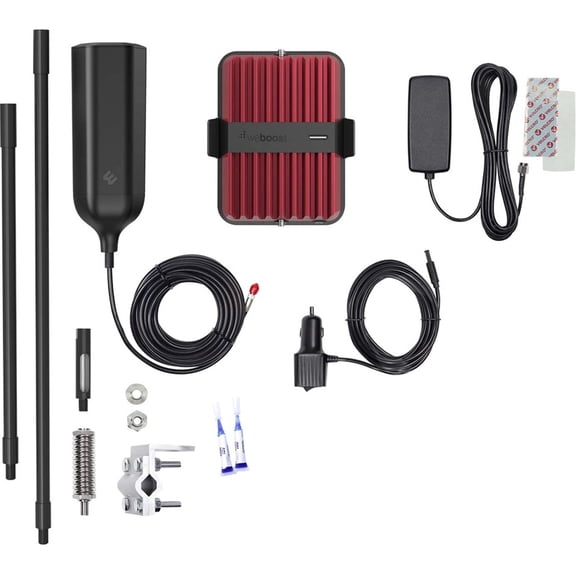 weBoost Drive Reach OTR - Cell Phone Signal Booster for Trucks and SUVs | Boosts 5G & 4G LTE for All U.S. Carriers - Verizon, AT&T, T-Mobile & more | Made in the U.S. | FCC Approved (model 477154)