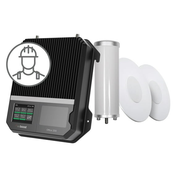 weBoost Professionally Installed Office 200 High-Performing Cell Phone Signal Amplifier for Small/Medium Businesses and Warehouses (Model 473047)