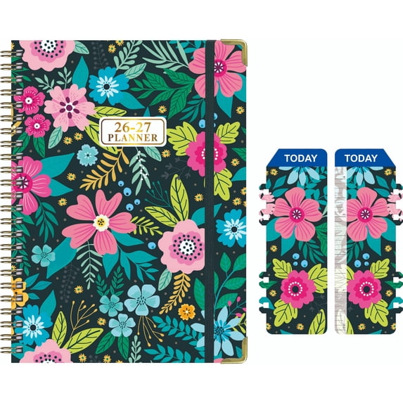 weVSwe 2026-2027 Daily Planner, 6.2 x 8.5 Inch Weekly & Monthly Organizer, Hardcover Agenda with Tabs & Notes