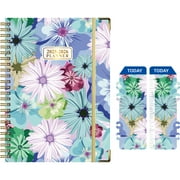 weVSwe 2025.7-2026.6 Daily Planner - 6.2 x 8.5 Inch Weekly and Monthly Organizer, Hardcover Agenda with Monthly Tabs, Notes, and Contact Pages for Women
