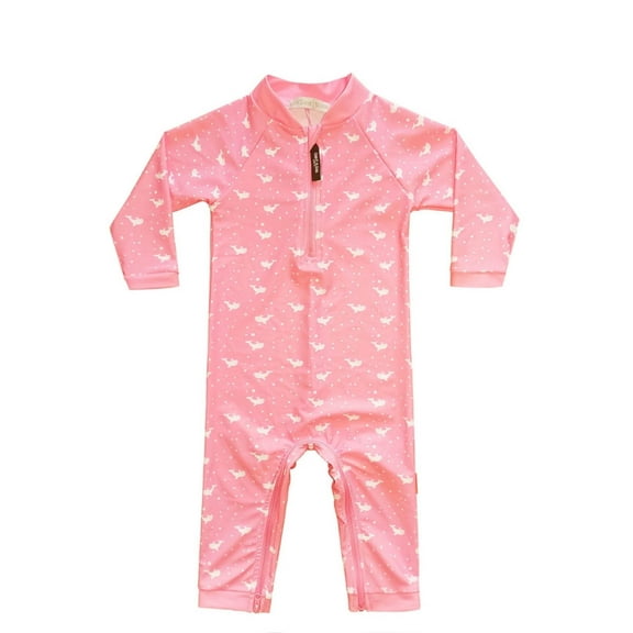 weVSwe Toddle Girls Swimsuits 0-3Years - UPF 50  Sun Protection Baby Rash Guard Swimswear