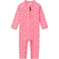 thumbnail image 1 of weVSwe Toddle Girls Swimsuits 0-3Years - UPF 50+ Sun Protection Baby Rash Guard Swimswear, 1 of 9