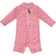 thumbnail image 1 of weVSwe Toddle Girls Swimsuits 0-3Years - UPF 50+ Sun Protection Baby Rash Guard Swimswear, 1 of 5