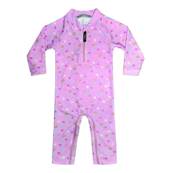 weVSwe Toddle Girls Swimsuits 0-3Years - UPF 50  Sun Protection Baby Rash Guard Swimswear