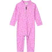 weVSwe Toddle Girls Swimsuits 0-3Years - UPF 50+ Sun Protection Baby Rash Guard Swimswear