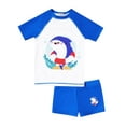 thumbnail image 1 of weVSwe Boys Rashguard and Swim Trunks Set -UPF 50+ Long Sleeve Swimwear 2-10 T, 1 of 5