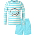 thumbnail image 1 of weVSwe Toddler Boys UPF 50+ 2PC Rash Guard Set Swim Trunks Long Sleeve Swimsuits, 1 of 6