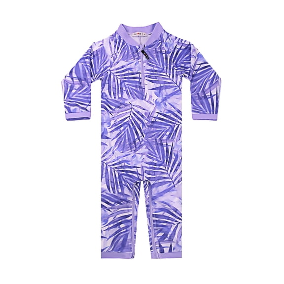 weVSwe Toddler Swimwear, 0-3 Years, UPF 50 Sun Protection, Zipper Closure, Ocean Scale Pattern, Ideal for Swimming & Beach Activities