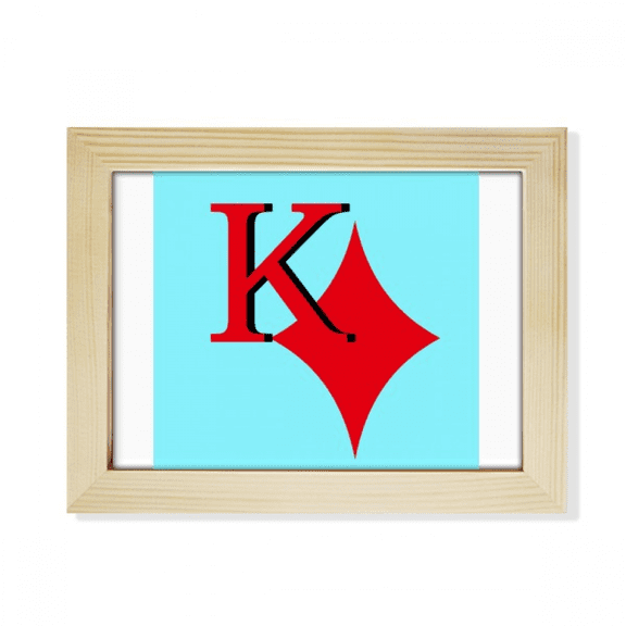 wealth king k poker desktop photo frame picture art decoration painting 6x8 inch