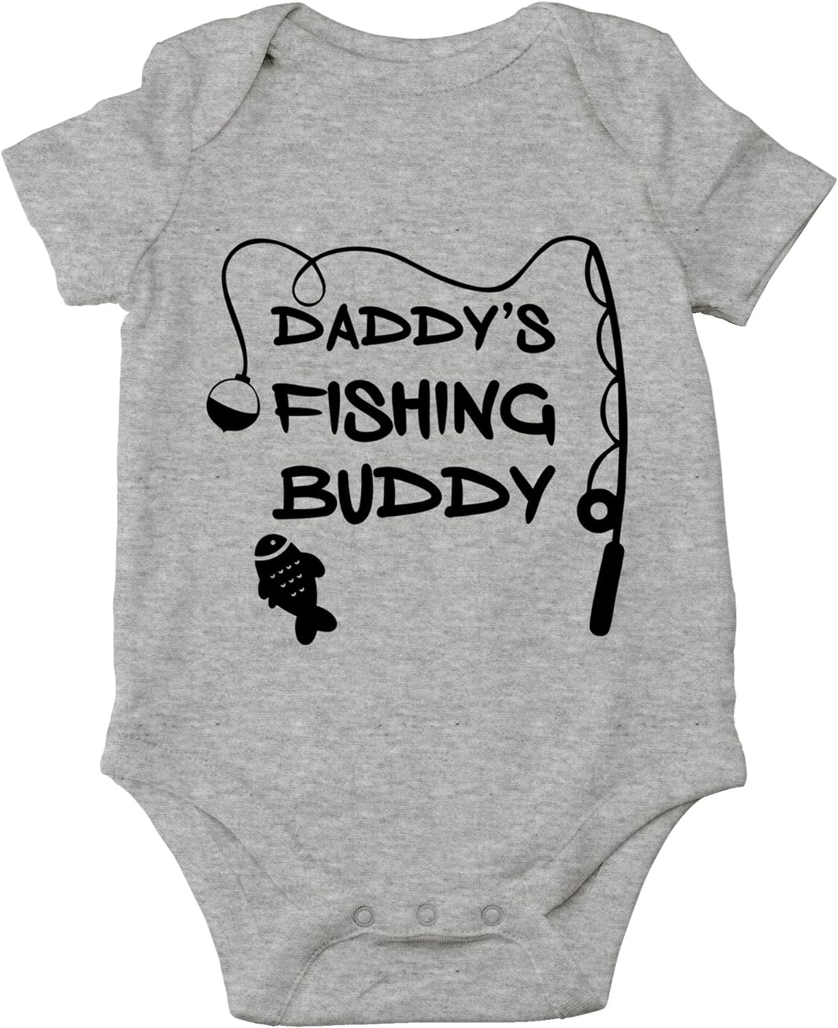 wear Daddy's Fishing Buddy Baby Clothes Funny Newborn Bodysuit