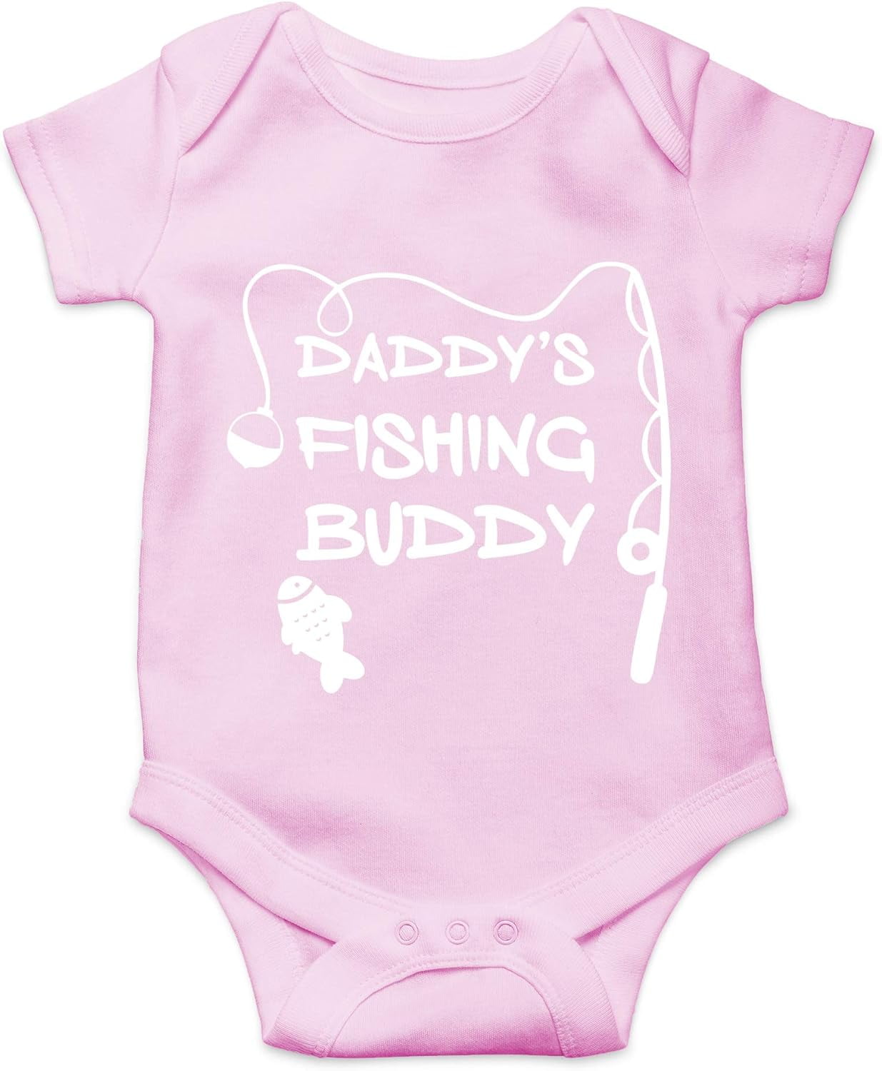wear Daddy's Fishing Buddy Baby Clothes Funny Newborn Bodysuit