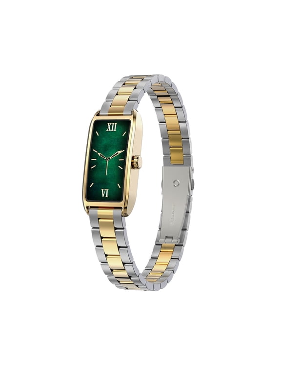 Vintage Jewelry Style Gold and Silver Smart Watch for Women, AMOLED Fitness Tracker, Heart Rate & Blood Oxygen, IP68 Waterproof