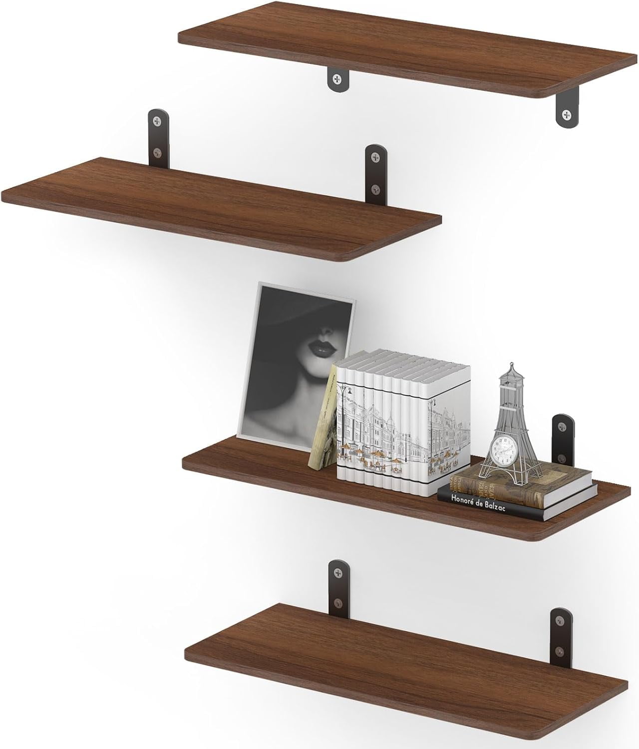 wecgfvo Floating Shelves Shelves for Room Wall Decor 17" x 7\u201C
