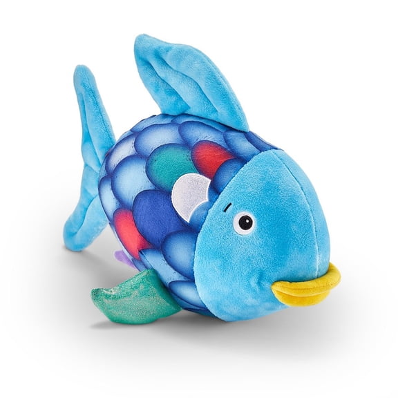 wed 's Rainbow Ocean Shimmering Scales Fish 12 Plush from Marcus Pfister Book