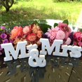 thumbnail image 1 of wedding birthday party decoration white letters mr & mrs wedding creative sign, 1 of 8