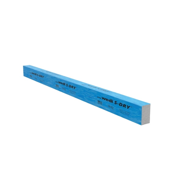 wedi S-DRY Shower Curb, Lean,  2" x 3.5" x 72" - US3076002