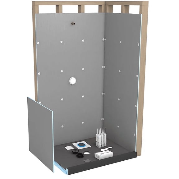 wedi Shower Kit 42 in. x 72 in. - Center Drain
