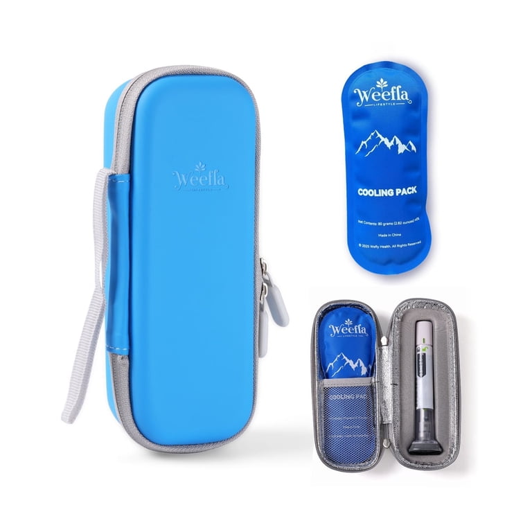 weefla Custom-Fit Insulated Cooler Travel Case for 1 Zepbound or