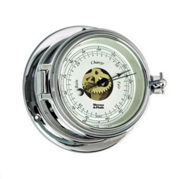 weems and plath chrome endurance ii 105 open dial barometer