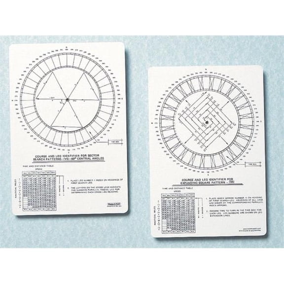 weems & plath marine navigation course and leg identifier for search and rescue