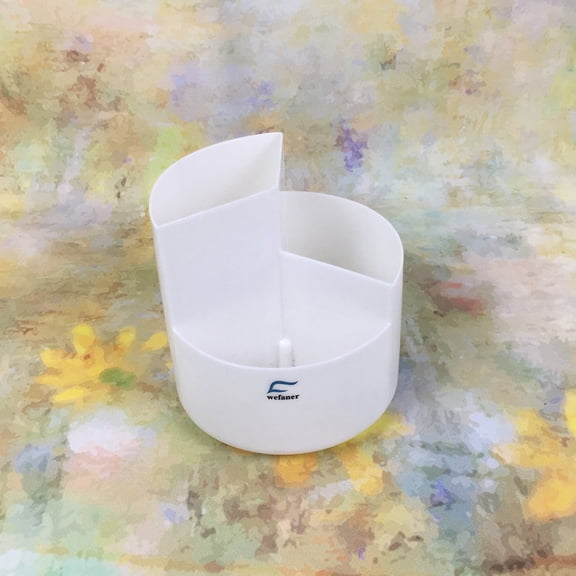 wefaner Make-up brush holders Clever Three-Compartment Design Maximizes Space