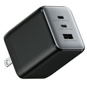 wegear 100W USB C Charger 3-Port GaN Adapter Fast Wall Charger Foldable and Compact for MacBook,Laptops,iPad,iPhone Series,Samsung and More