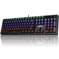 thumbnail image 1 of wegear Portable Mechanical Gaming Keyboard RGB Backlit wired Keyboard for Windows Laptop PC, 1 of 10