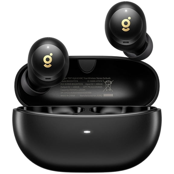 wegear TW7 Hybrid ANC True Wireless Stereo Earbuds,32 H Playtime Bluetooth Headphones, in Ear Earphones with 6Mics,Black