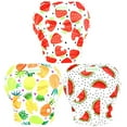 thumbnail image 1 of wegreeco Baby & Toddler Snap One Size Adjustable Reusable Baby Swim Diaper (Fruits, Small, 3 Pack) Small (Pack of 3) Fruits, 1 of 6