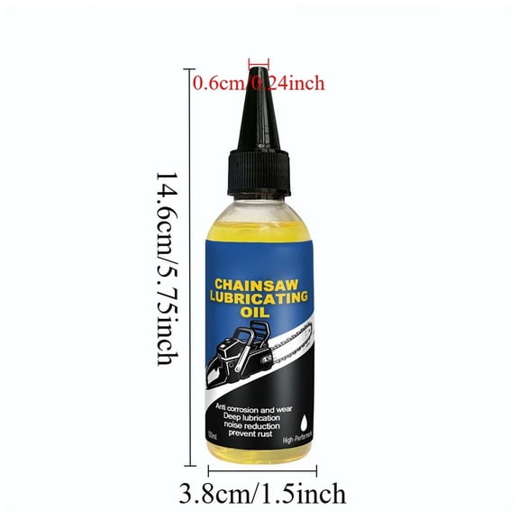weibbin 100ml Chainsaw Lubricating Oil Bar And Chain Lubricating Oil Anti Wear Anti Rust Lubricant For Gas Electric Battery Chainsaws