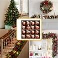 thumbnail image 1 of weibbin 16 Pcs Christmas Mini Multi Color Balls Glass Ornaments, Mini Vintage Glittering Ball Hanging Ornaments for Tree, Red Green Gold Blue Glass Small Ball Tree Decoration for Xmas Home Decor, 1 of 7