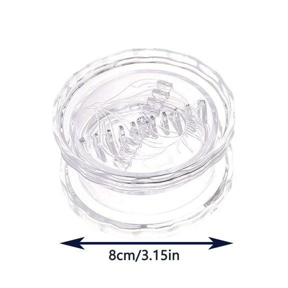 weibbin 1PC Transparent Manual Garlic Mincer Grinder Multi-Functional Pull String Food Chopper for Garlic Ginger Chili Vegetables + 1 Brush