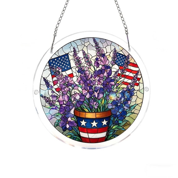 weibbin Acrylic Puzzle Pendant Sunshade Window Hanging Plate for UV Block - Decorative Light Filter