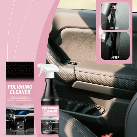 weibbin Car Leather Care Spray Leather Cleaner and Protectant for Cars, Trucks and Motorcycles, 237ml