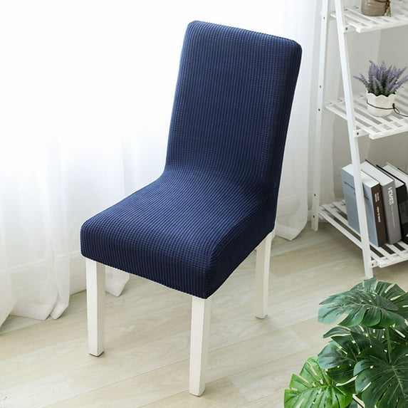 weibbin Elastic Stretch Chair Covers, 1PC, Spandex Dining Room Kitchen Seat Slipcovers, Waterproof Stain Resistant, Fit Most Chairs, Easy Install