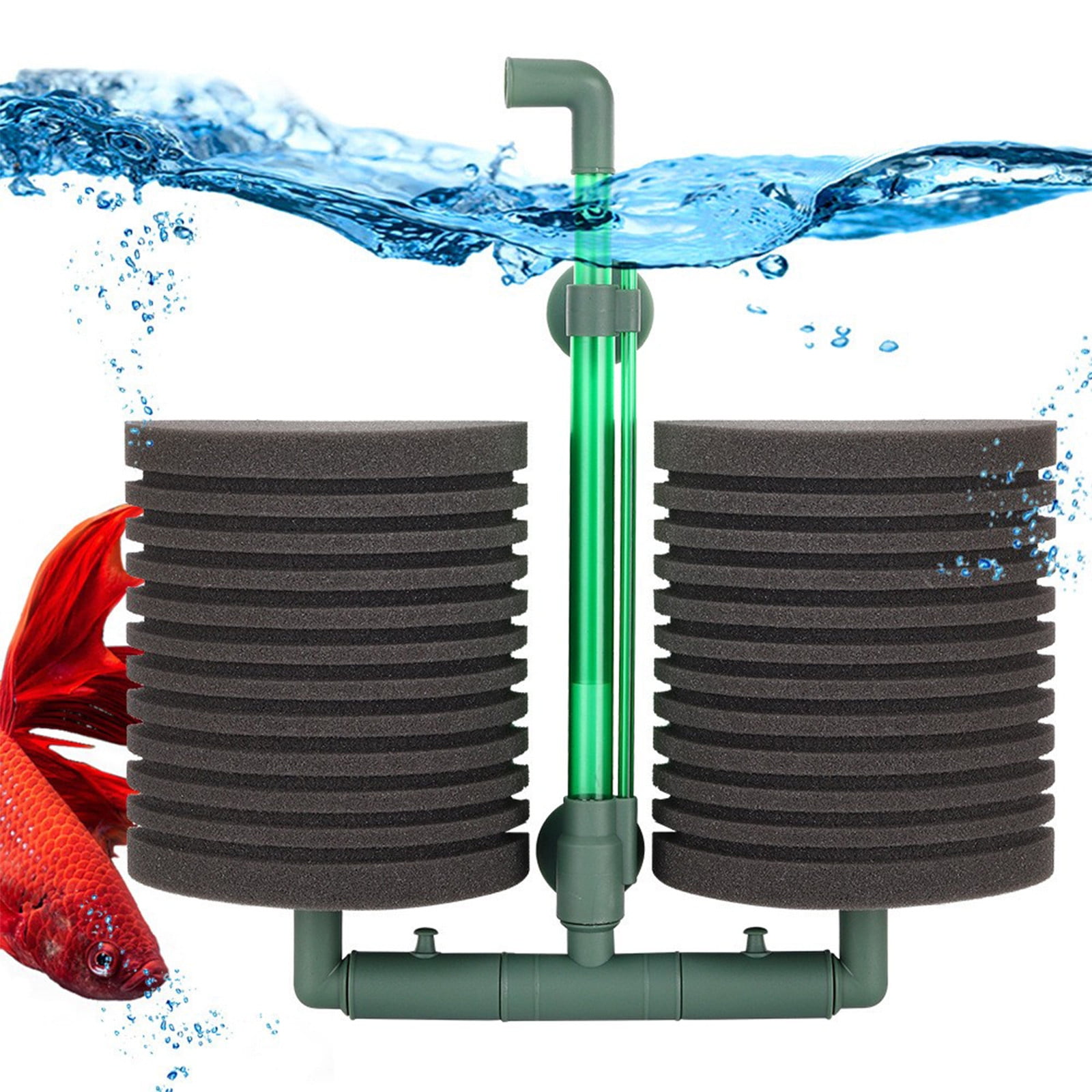 weibbin Fish Tank Filter Wool Fish Tank Clean Water Pneumatic Filter Mute Circulating Fish Tank