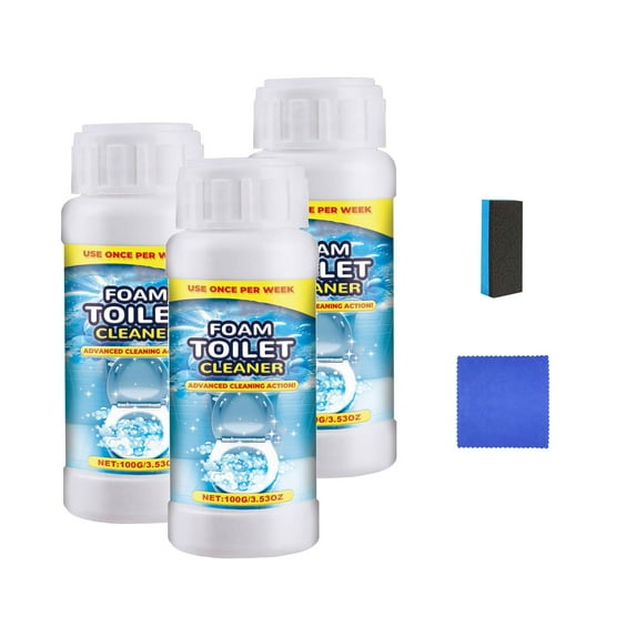 weibbin Foaming Toilet Bowl Cleaner, 4PCS Max Strength Bathroom Cleaning Supplies, Toilet Bowl Cleaner