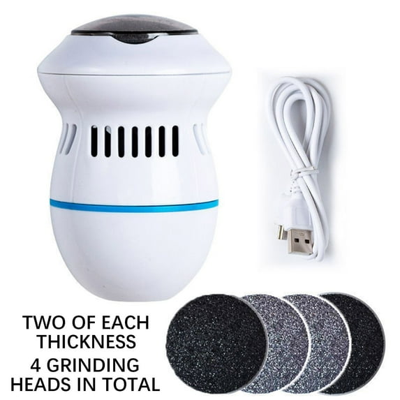 weibbin Foot Callus Remover - Rechargeable Electric Callus Remover for Feet with Built-in Vacuum Removes Dead Skin from Feet, Portable Electric Foot File for Beautiful Feet