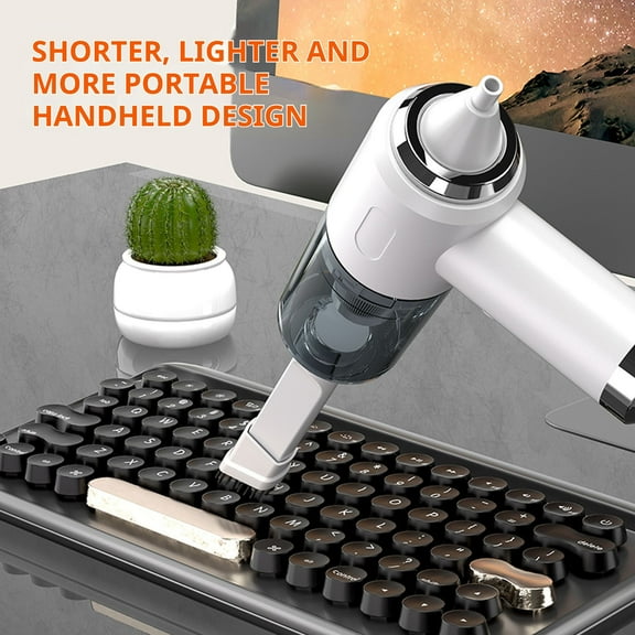 weibbin Handheld Vacuum Cordless Rechargeable, Dust Busters Cordless Rechargeable with LED, USB Charge, Hand Vacuum Cordless, Hand Vacuums for Car/Home/Pet