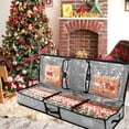 thumbnail image 1 of weibbin Handy Laundry Gift Wrap Storage Organizer, Easily organize Wrapping Paper, Ribbons, Bows, Scissors, Fits 18-24 Standard Rolls, Keeps Gift Supplies in Perfect Condition & Ready for Next Season, 1 of 9