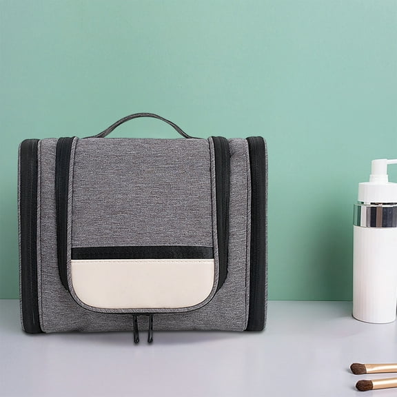 weibbin Hanging Travel Toiletry Bag for Women and Men, Extra Large Toiletries Bag, Bathroom Cosmetic Bag, Water-resistant Makeup Bag