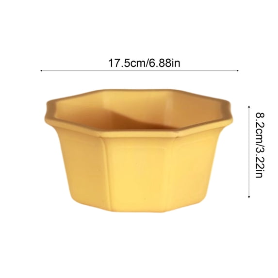 weibbin Hexagon Planter Pot, Thickened Modern Plastic Flower Container with Drainage Hole, Indoor Outdoor Garden Pot for Succulents, Herbs, Cactus, Houseplants, Balcony Home Decor
