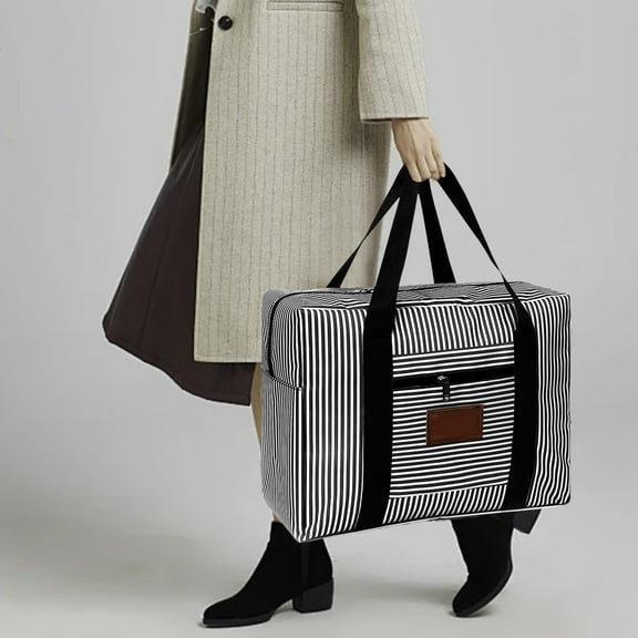 weibbin Large Storage Bags, Clothes Storage Bins Foldable Closet Organizers Storage Containers for Easy Packing and Moving, Blanket, Comforters, Bed Sheets, Pillows and Toys