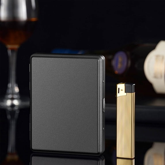 weibbin Lighter Pack Set Of 20 Thick Cigarettes Packed In A Portable Humidity-proof Wrinkle Resistance And Sturdy Container