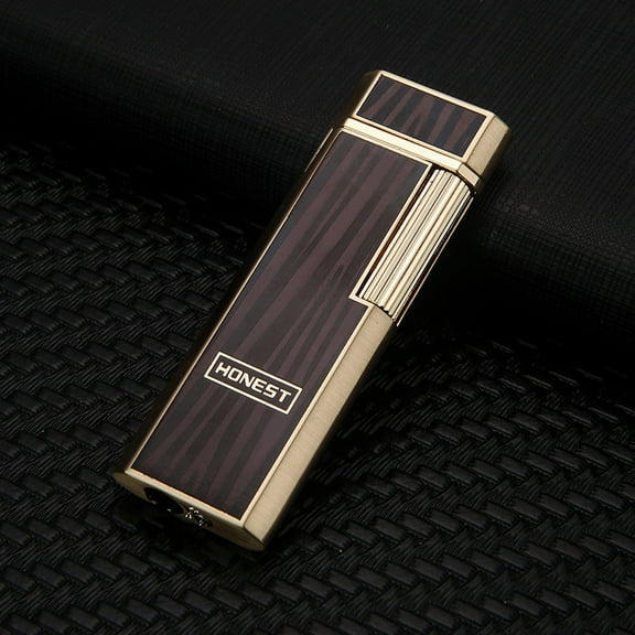 weibbin Lightweight And Metal Lighter Butane Refillable, Flame Butane Lighter with Visible Window, Cool Adjustable Jet Flame Dragon Lighter, Great Gifts for Men and Women, Family Use