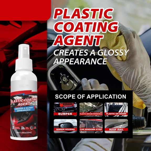 weibbin Liquid Automotive Interior Coating Agent 50ml for Dashboard Plastic Parts
