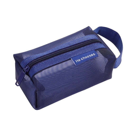 weibbin Mini Zipper Mesh Bag Clear Small Makeup Bag for Purse Small Mesh Pouch Travel Makeup Bag Cosmetic for Lipstick Keys Earphone Bank Cards Mini Makeup Bag Pocket Cosmetic Bag