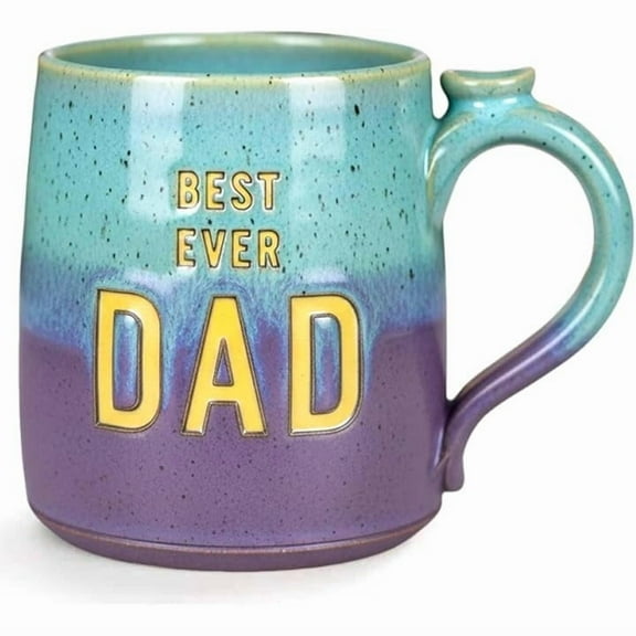 weibbin Mug Ceramic Gradient Color Coffee Cup with Handle Funny Gift for Men Dad