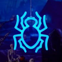 weibbin Neon Light, Cute Neon Spider Sign, Halloween Room Decor - USB Powered 5V Art LED Decorative Night Lights for Home, Bedroom, Office, Dorm, Party